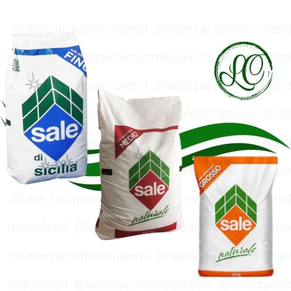 CONFEZIONE DI SALE SAVOIA da 25 kg