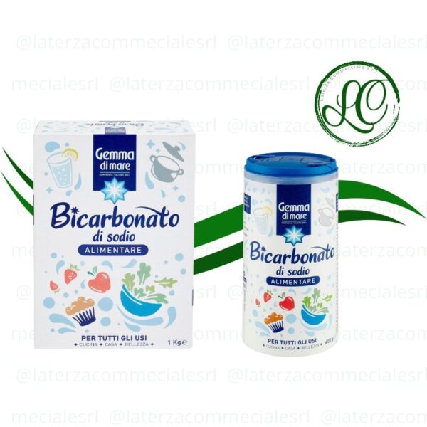 CONFEZIONI DI bicarbonato di sodio gemme di mare