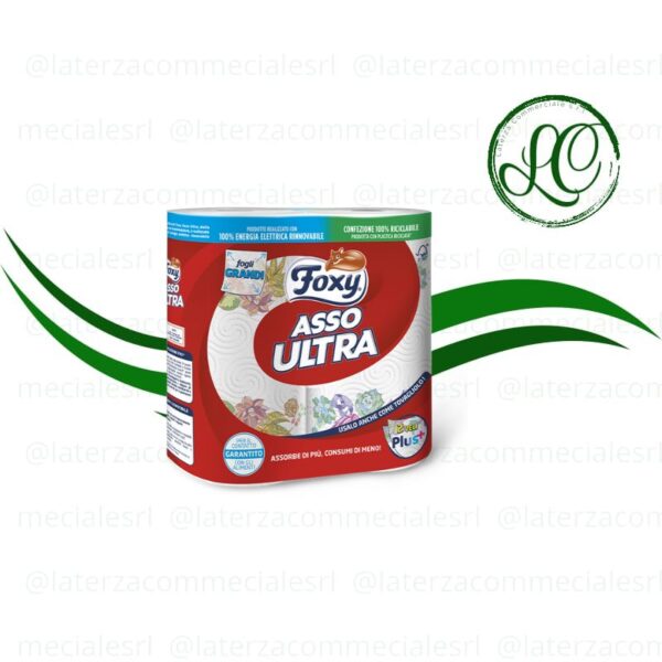 CONFEZIONE CARTACASA FOXY ASSO ULTRA 2 V 2 pz x 12 conf