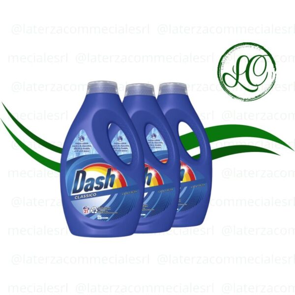 CONFEZIONE DASH REGOLARE LIQUIDO 21 Lavaggi x 3 Pz da 1050 ml