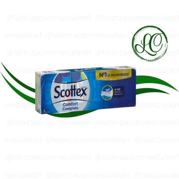 CONFEZIONE FAZZOLETTI SCOTTEX da 10 Pz