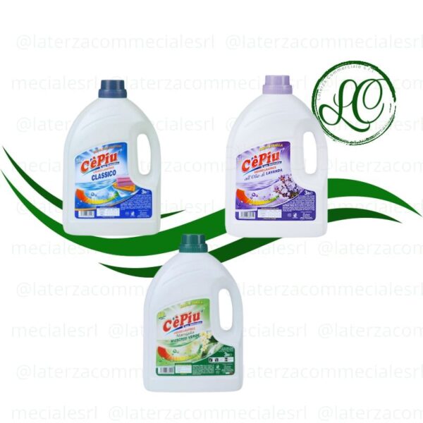 CONFEZIONE LAVATRICE C'E' PIU' CLASSICO ,LAVANDA MUSCHIO VERDE da 3 LT